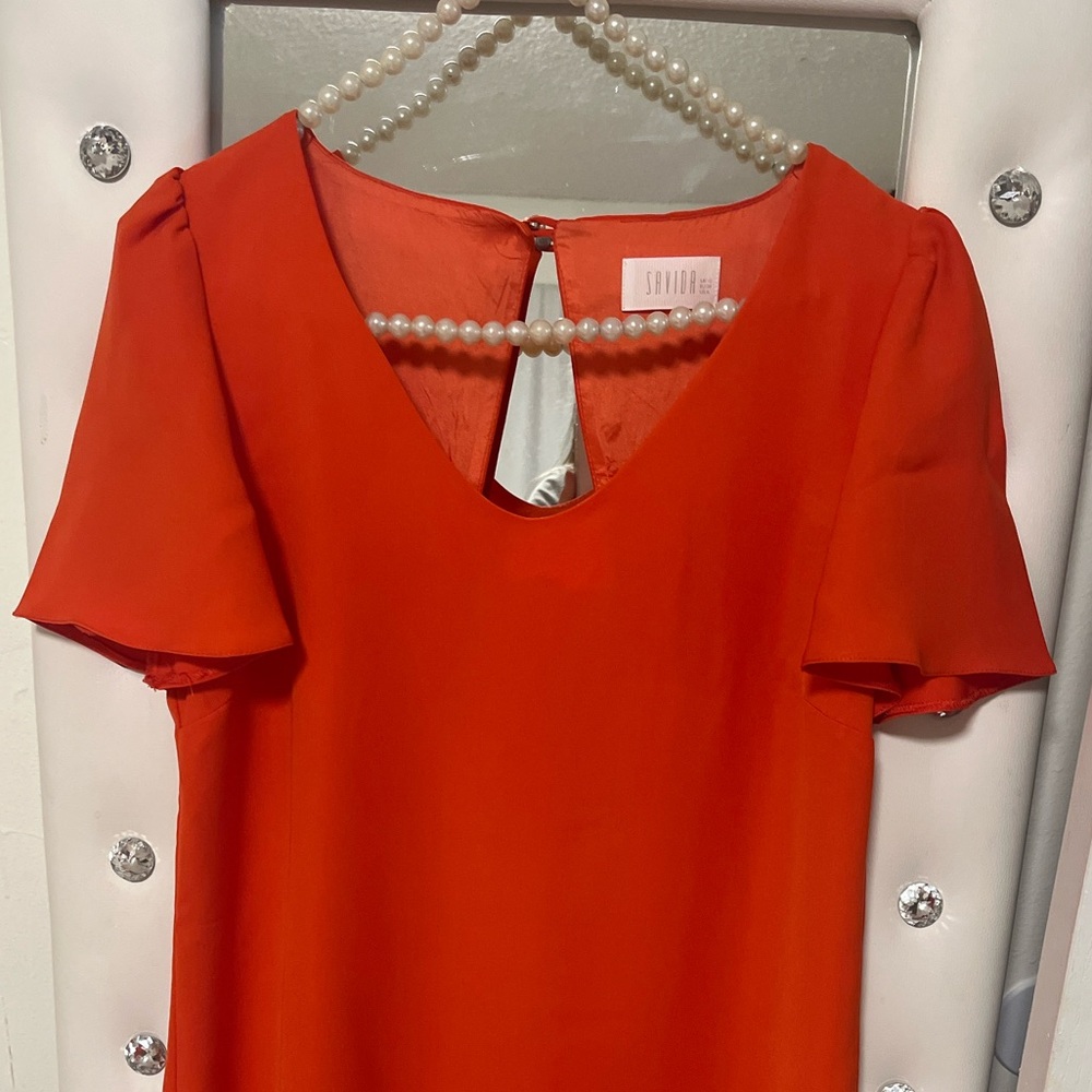 ❤️🔥Bright orange dress ❤️🔥 - Picture 2 of 5